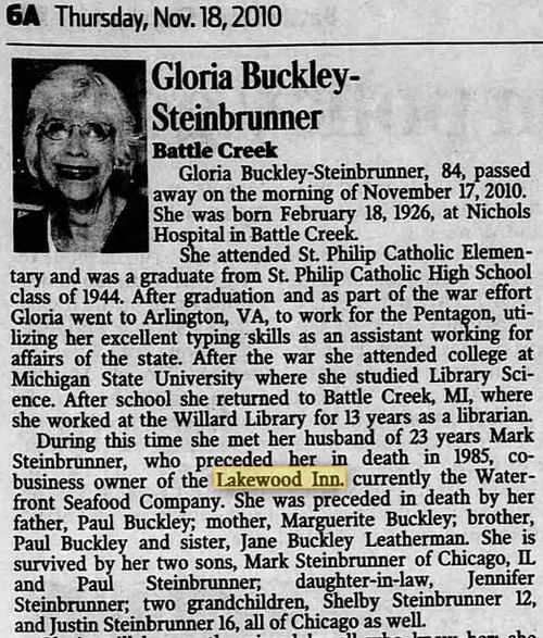 Lakewood Inn - 2010 Obit For Another Former Owner (newer photo)